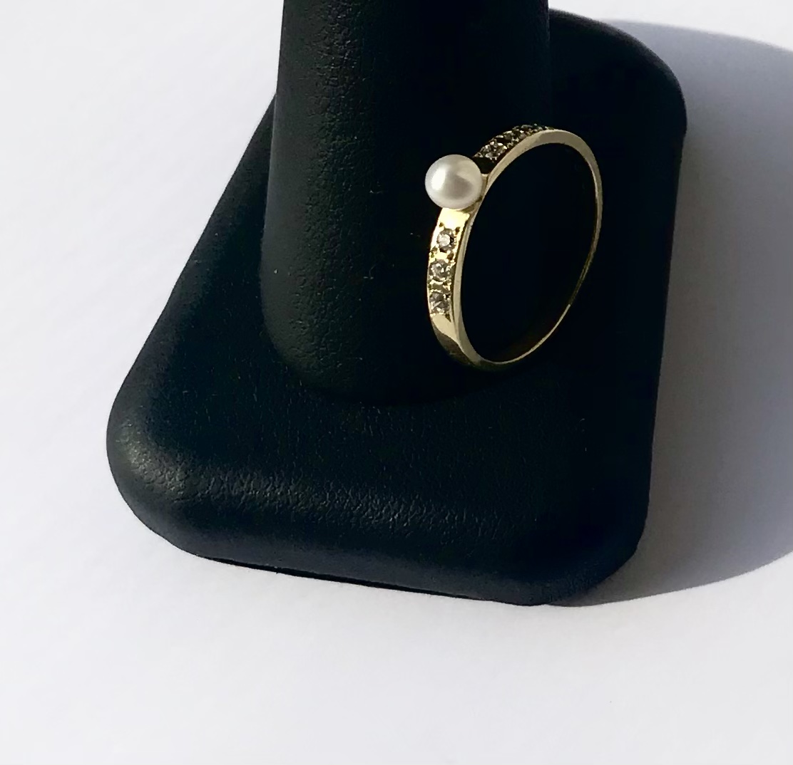Zásnubný prsteň,zlato 14k.Autorský šperk.