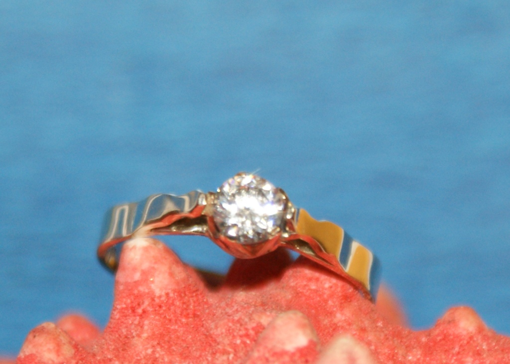 Diamantový prsteň, originál z ELS