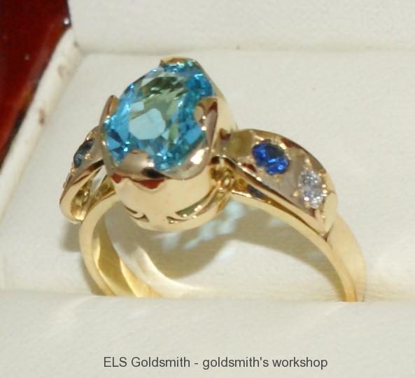 Diamantový prsteň Topas z ELS