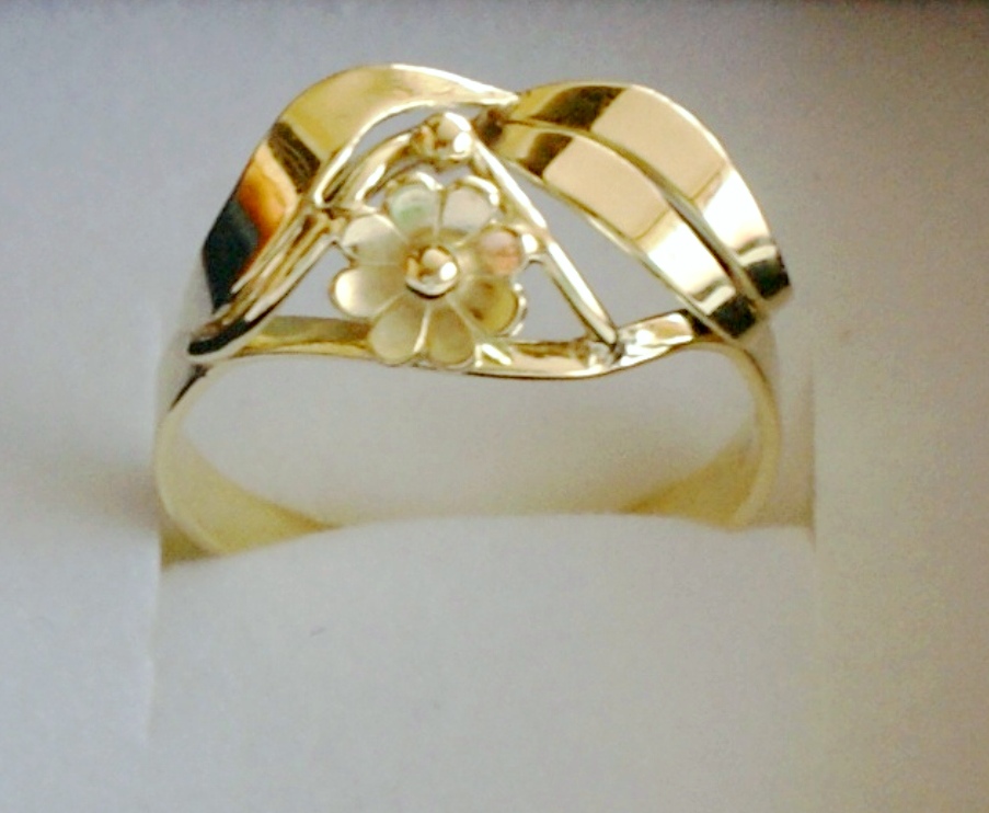 Zlatý prsteň baroko, výroba na mieru.